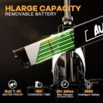 Electric Bike for Adults with Peak 1000W Brushless Motor,70Miles 28MPH Commuting Electric Foldable Bike with 48V15A Removable Battery,7-Speed Electric Bicycles,20" Tires and Front Suspension Bicycles - Image 3