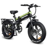 DEEPOWER H20pro Electric Bike, 1000W/2000W 20" Fat Tire Folding Electric Bicycle, 48V 20Ah Removable High Capacity Battery, 7-Speed, Dual Shock Absorbers, Mountain EBike for Adults with USB Port
