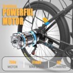 Electric Bike for Adults, 30 mph City Ebikes for Adults with Basket, 750W 1200W Peak Ebikes for Women 7 Speed, Adult Electric Bicycle with 48V 10.5Ah Removable Battery 26" Mountain E Bike - Image 5