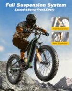 Boxer Electric Bike for Adults 960W, UL Certified Full Suspension 48V 20AH Battery Ebike, 26" Fat Tire E Bike, 28MPH 80Miles Range Mountain Electric Bicycle, 7 Speed Hydraulic Disc Brake - Image 6