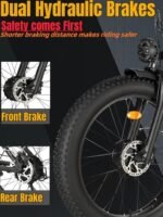 Electric Bike for Adult, NEXUSRIDER 2000W Dual Motor 35 MPH 48V 22.4Ah 7 Speed AWD Ebike, Electric Mountain Bicycle with 26" Fat Tire MTB,Dual Hydraulic Disc Brakes Full Suspension - Image 6