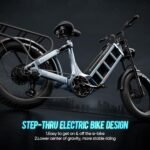 eAhora Juliet Electric Bike for Adults,1000W 60AH Electric Bike 20 "Fat Tire Long Range Full Suspension Color Display Mountain Bike for Longer Trip Commute - Image 5