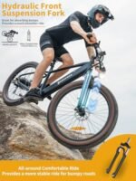 Electric Bike for Adults 1200W Peak Motor, 48V 720Wh Removable Battery, 65 Miles 28MPH Ebike Mountain, 26" Fat Tire Adult Electric Bicycles with Hydraulic Suspension,7 Speed Gears UL Commuter E Bike - Image 5