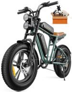ENGWE M20 Electric Bike for Adults - 1000W 28mph Moped Ebike 48V13A Single/48V26A Dual Battery 20*4.0" Fat Tire All Terrain Off Road E-Bike Full Suspension Max 94Miles Long Range 7-Speed UL Certified