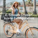 sixthreezero EVRYjourney Women's Electric Bike, Step-Through Touring Hybrid eBike, 250/500 Watt Motor, 26" Bicycle, Multiple Colors - Image 3