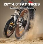 Electric Bike for Adults,2 * 1000W Dual Battery e Bike 48V 23AH with Hydraulic Shock Absorber 35MPH,26”x4” Fat Tire Electric Bicycle for Snow Beach Mountain Off Road Commuter - Image 2