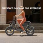 Cityscape 2.0 Electric Bike Peak1500W 48V 15AH Electric Bike for Adult, 28MPH 68Miles 20''×4.0" Fat Tire Front Basket E-Bike, Long Range Ebike for Adults Commuting Snow Beach,UL Certified. - Image 6