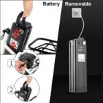 DYU Electric Bike, 26 Inch Smart Electric Bicycle with 6 Speed Shifting, 12.5Ah 36V Removable Battery, City Urben E-Bike with Basket, Adjustable Seat Height, Unisex Adults - Image 3