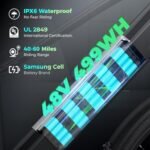 C2 Electric Bike Adults, 1100W Peak BAFANG BLDC Motor & 48V 499WH Samsung BatteryAdult Electric Bike, 27"' Fat Tire Electric Bike, 28MPH, 7-Speed, 60Miles Range with Charging Port - Image 3