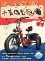 Electric Tricycle for Adult with 750W Motor, 60 Miles Range Pickup Class Trike, 500 Lbs Load Electric Trike with Rear Differential and 20” Fat Tires, 48V 18AH Cell Battery, Husky - Image 2