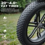 Adult Electric Bike 20"*4.0" Wide Tire Electric Bicycle Electric Bike, 750W Motor Electric Bike, Bicicleta electrica para adultos, Range 55 Miles, 28 mph 48V 13Ah E- Bike - Image 5