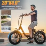 VITILAN 1200W Peak Electric Bike for Adults, U7 2.0 Folding 20*4.0 Inch Fat Tire Ebike, 48V 20AH Sam-Sung Removable Battery Max Range 80Miles&28Mph, Step-Through Electric Bicycle With Dual Suspension - Image 5