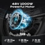 Terra/Terra II Dual Motor Electric Bike for Adults, 2000W/1500W Dual Motor E Bike 7-Speed 33MPH Ebike with Removable 48V 15Ah/20Ah Battery, 20 * 4.0 Fat Tires Ebikes, Dual Hydraulic Disc Brake - Image 2