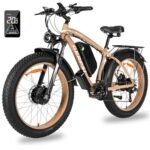 2000W Dual Motor Electric Bike, 48V 20Ah Removable Battery, 35MPH Ebike for Men Women, 21-Speed, 26" Fat Tires Electric Bicycle with Hydraulic Disc Brakes & Lockable Suspension