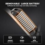 Jasion EB-X 26" Electric Bike for Adults, [Peak 850W Brushless Motor][21 Speed Gear] 25MPH 55 Miles Ebike, 450Wh Removable Battery Electric Mountain Bike, Commuting E Bike with Fork Suspension - Image 3