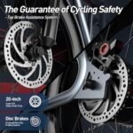 Electric Bike for Adults,Ebike with 1200W Brushless Motor,23.2Ah Battery,UL&GCC Certification,20”x4.0 Fat Tire,32MPH Commuter Electric Bicycle,with Front/Rear Turn Signals - Image 5