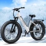 Electric Bike for Adults 960W Peak , 48V 15AH Removable Battery Electric Bicycle, 28MPH Commuter E-bike, 7 Speed, Up to 60 Miles,All Terrain 26" Fat Tire Front Suspension,UL Certified，Samoyed