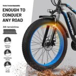 Electric Bike for Adults 1000W, Removable 48V/17.5AH Battery E-Bike, Max 31Mph,Fat Tire Electric Bicycle 26" 4.0 for Trail Riding/Excursion/Commute 21-Speed Shifting UL and GCC Certified - Image 6