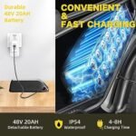 Electric Bike for Adults，Dual Motor Ebike，1000W/2000W Electric Bike，Fat Tire Electric Bike with 48V/20AH/23Ah Battery，80 Miles Bike Electric,12-Speed E-Bike and Passed UL&GCC Certification - Image 4