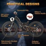 FREESKY WARRIOR PRO Peak 2800w Dual Motor Electric Bike for Adults with APP Control, 38+mph 48V 25Ah SAMSUNG Cells Battery Electirc Mountain Bike, Full Suspension Fat Tire E Bike, Off-road E Bicycle - Image 6