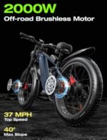 tifgalop Adult Electric Bike, 1000W Motor Maximum Speed 33MPH and 48V 18Ah Detachable Lithium Battery, Maximum Range 90km, 26 Inch Off-Road Tire Mountain Snow Beach Electric Bike - Image 3