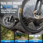 Electric Bike for Adults with 1000W(Peak) Brushless Motor, 32MPH Electric Bicycles with 48V 15AH Removable Battery, Full Suspension and 7 Speed 29" E-Bike for Man and Woman - Image 5