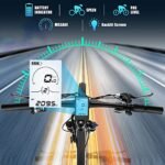 ANCHEER 350W Electric Bike 27.5'' Adults Electric Commuter Bike/Electric Mountain Bike, 48V Class 2 Ebike with 10.4Ah Battery, LCD Display, 21/24 Speed Gears - Image 2