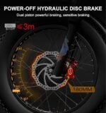 Electric Bike for Adults, LANKELEISI X3000 MAX Folding Dual Motor 2000W E Bike, 30MPH 48V 20Ah Removable Samsung Battery 7 Speed 20"*4.0" Fat Tire Electric Bicycle MTB - Image 5