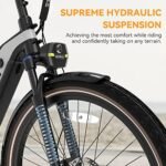 Heybike Cityrun Electric Bike, 1000W Motor Peak City Cruiser Ebike, 48V 15Ah(720Wh) Battery, 60 Miles, Step-Thru Electric Bicycle with APP Control, 3H Fast Charging, Commuter Electric Bike for Adults - Image 3