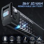 DoCred Electric Tricycle for Adults, 7 Speeds 3 Wheel Electric Bike with 36V Removable Battery for Men Women Senior, 350W Adult Electric Cruiser Tricycle Trike with Large Basket - Image 5