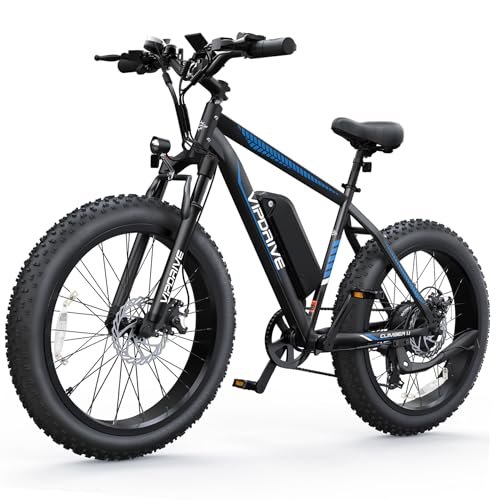 Version 1.0.0 Electric Bike for Adults with 500W Motor, 48V 13AH Removable Battery, 26" Electric Bicycle Fat Tire E-Bike 22MPH 50Miles Mountain Beach Snow E-Bike, 7 Speed Gear, UL 2849 Certified - Image 1