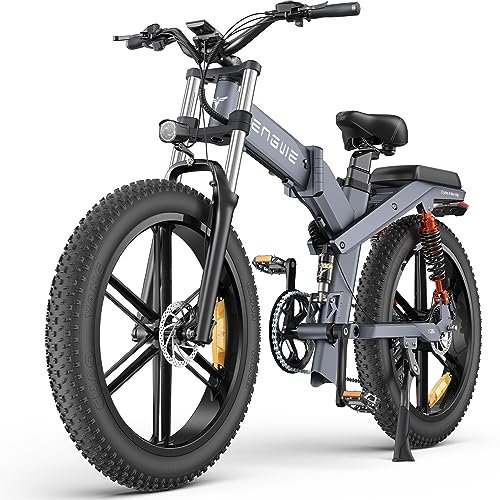 Version 1.0.0 ENGWE X26 Fat Tire Electric Bike, 1200W(Peak) Motor Ebike for Adults,95 Miles 31MPH 26'' Mountain Ebike,48V19.2A(29.2Ah-Dual Battery Option),All Terrain - Image 1