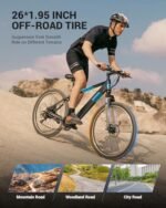 Electric Bike for Adults,36V Built-in Invisible Removable Battery,350W Brushless Motor(Peak 450W) Electric Mountain Bike,26" Tires&Front Fork Suspension,UL Certified 7-Speed - Image 4