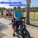 2000W Dual Motor Electric Bike for 2 Adults, 2 Person AWD Ebike, 30 MPH 48V 18AH Fat Tire Mountain E Bikes, Two People E Bike for Hunting, 20'' Adult Electric Bicycles for Men & Women - Image 2