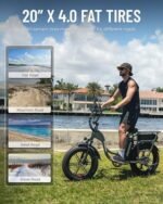 Breeze 1500W Peak Electric Bike for Adults, 120Miles 30AH Dual Batteries Long Range Ebike, All Terrain for Mountain, Snow, Beach, Step Through Fat Tires Electric Bike, 2 Seater (US Warehouse) - Image 5