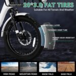 LILYPELLE Electric Trike for Adults, 500W Folding Electric Tricycle Electric Trike, 3 Wheel Electric Bicycle Motorized Three Wheel Ebike with Large Basket for Women Men - Image 7