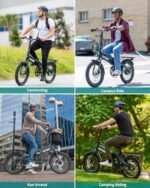 Gotrax 20" Folding Electric Bike with 40Miles (Pedal-assist1) by 48V Battery, 20Mph Power by 500W, Adult Electric Bicycle with 5 Pedal-Assist Levels& LCD Display, Suitable for Leisure Riding&Commuting - Image 6