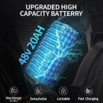 Electric Motorcycles for Adults, 1500W 20AH 30MPH Electric Bike 20'' Fat Tire Hydraulic Oil Disc Brakes Ebike, Bicicleta electrica para adultos - Image 4