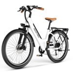 Cityrang 2.0 Electric Bike for Adults with 1000W Peak Motor, 15AH Removable Battery and up to 70Miles 25MPH,UL Certified 26" Electric Commuter Bike with 7-Speed and Adjust Front Suspension