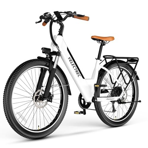 Version 1.0.0 Cityrang 2.0 Electric Bike for Adults with 1000W Peak Motor, 15AH Removable Battery and up to 70Miles 25MPH,UL Certified 26" Electric Commuter Bike with 7-Speed and Adjust Front Suspension - Image 1