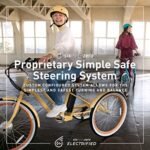 sixthreezero EVRYjourney Adult Electric Tricycle, 7-Speed Step Through eTrike 3 Wheel eBike, 250 Watt Motor, 26 Inch Wheels, Matte Black - Image 6