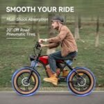 LET IT GO B10 Electric Bike for Adults, 20" Electric Mountain Bike, Off Road All Terrains E Bike, Electirc Bicyle 1000W 48V 13AH, 37 MPH & 35Miles - Image 6