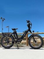 HAOQI Antelope Black Electric Bike for Adults 48V 25AH Removable Dual Lithium Battery, 750W Motor, 20" x 4.0 Fat Tire Step-Thru Ebike up to 28MPH, 7-Speed - Image 4