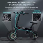 RANHOT 14'' Folding Electric Bike for Adults,Ebike with 36V 7.8Ah Battery,20 Mph Max Speed，Power by 500W Commuting E-Bike, Weighs Only 39lbs - Image 5