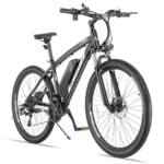 ANCHEER Electric Bike 27.5''/ 26'' Electric Mountain Bike 500W 48V Removable Battery, 20MPH Electric Bike for Adults Commuter Cruiser with 50 Miles Range, Suspension Fork