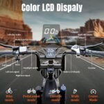 Carbon Electric Bike, 1200W Motor, 28MPH Speed & 48V 22.5Ah Removable Battery, 7-Speed, 20" x 4.0" Fat Tire Ebike Adult Electric Mountain Bicycle - Image 5