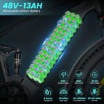 AILIFE Electric Bike, Ebike with 26" x 4.0 Fat Tire, 48V 1000W 13Ah Bicycle Electric Mountain Bike with 7 Speed Gears, 27 MPH Max 31-62 Miles Electric Bike for Adults, Upgraded Electric Dirt Bike - Image 3