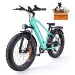 ENGWE E26 1000W Electric Bike for Adults, 26" *4.0" Fat Tire E-Bike with 48V 16Ah Removable Lithium-Ion Battery, Range 87Miles 28MPH 7 Gears Commuting Mountain Ebike