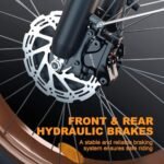 Electric Bike for Adults,Dual Motor AWD 2000W(Peak 3000W) Removable 48V/22.4AH Battery E-Bike 26'*4.0' Fat Tire Electric Bicycle with 7 Speed - Image 4