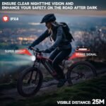 Electric Bike for Adults - 2000W Ebike with 37MPH 50Miles Range, 26'' x 4.0'' Off-Road Fat Tires Bicycle,52V 22Ah Removable Battery Electric - Image 4